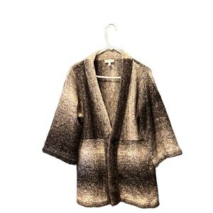 Fashion Bug Black and Cream Cardigan Sweater